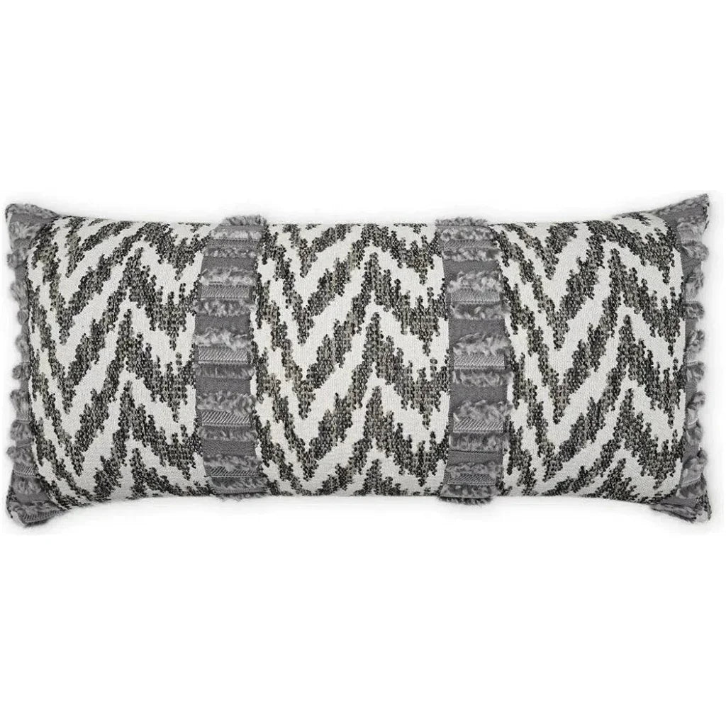 Outdoor Indiana Lumbar Pillow - Grey