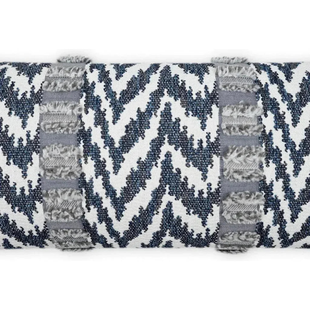 Outdoor Indiana Lumbar Pillow - Indigo