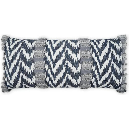 Outdoor Indiana Lumbar Pillow - Indigo