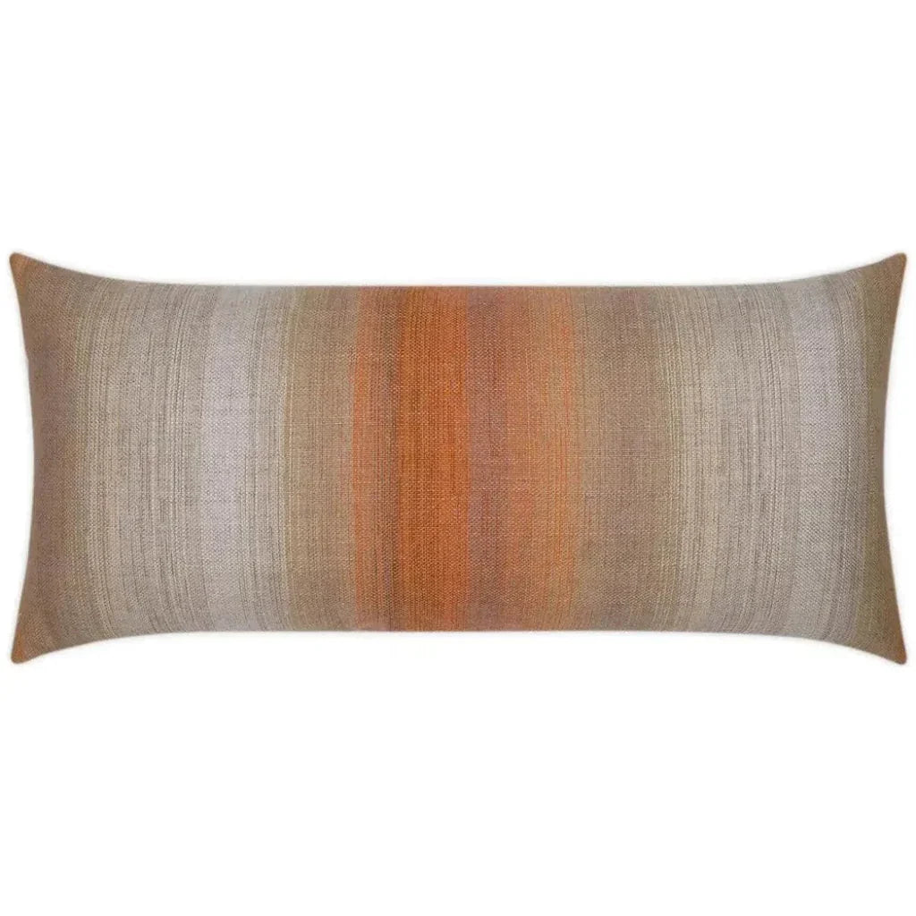 Outdoor Meditate Lumbar Pillow - Orange