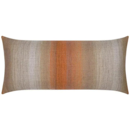 Outdoor Meditate Lumbar Pillow - Orange