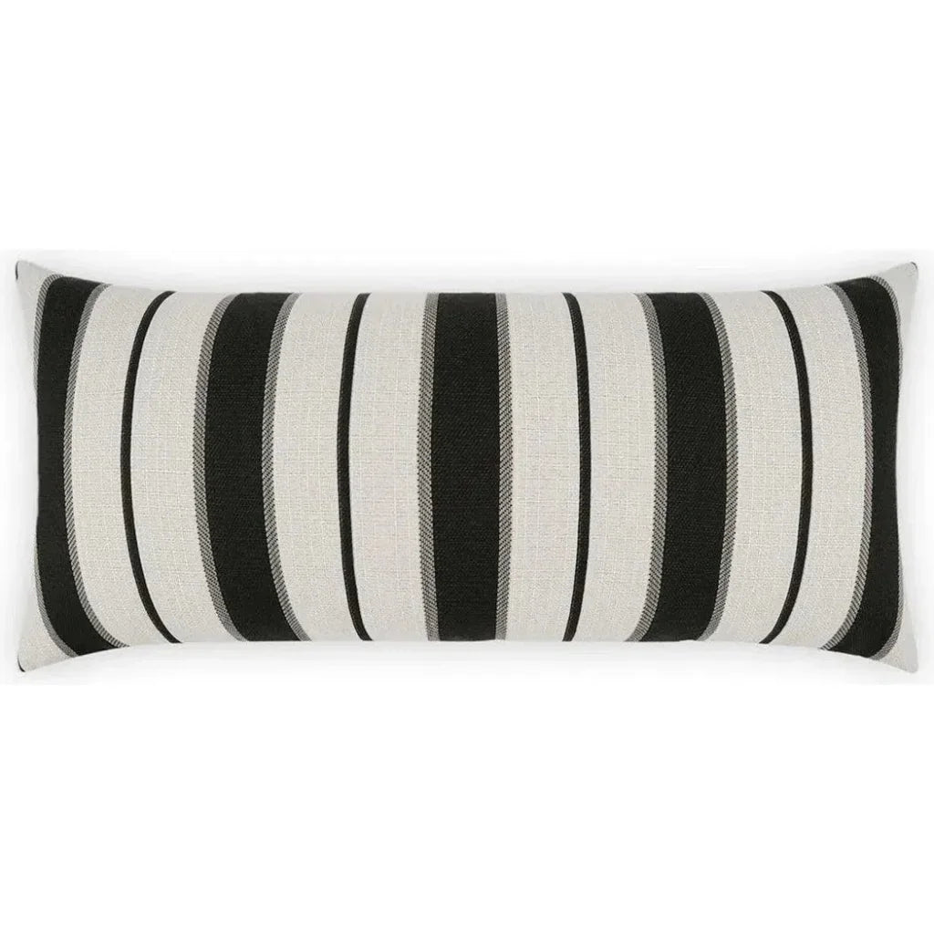 Outdoor Paruani Lumbar Pillow - Ebony
