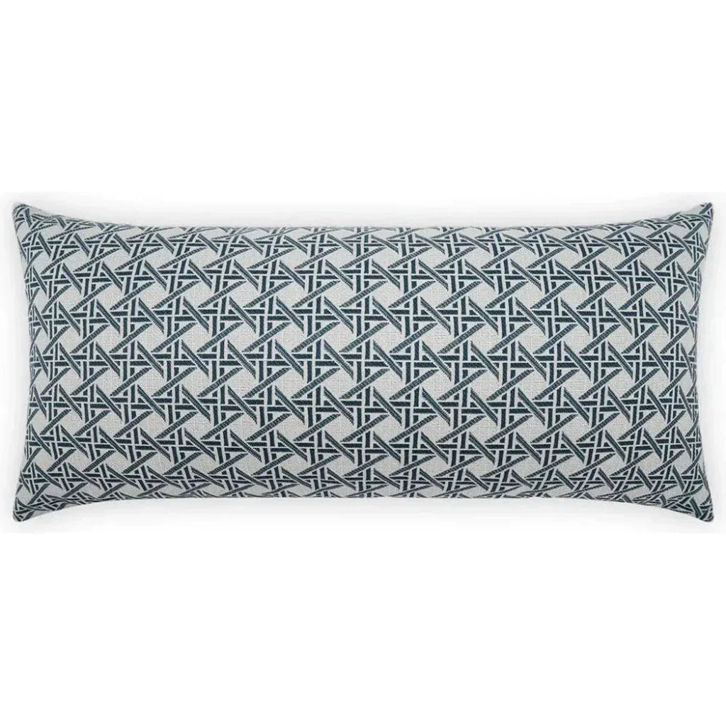 Outdoor Pella Lumbar Pillow - Blue