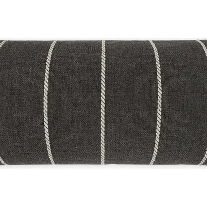 Outdoor Pencil Lumbar Pillow - Carbon