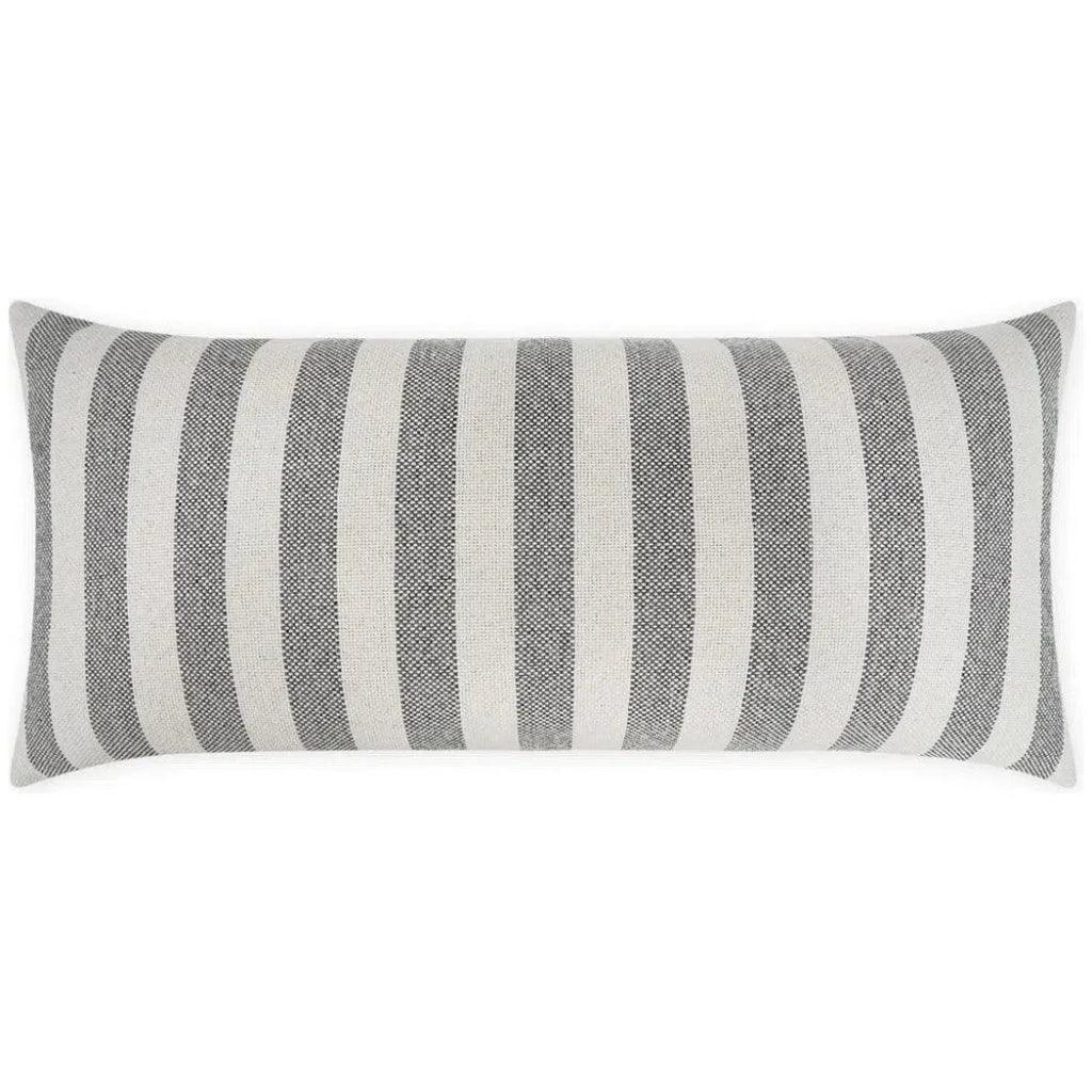 Outdoor Seaport Lumbar Pillow - Grey