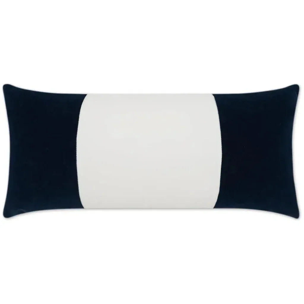 Outdoor Sundance Band Lumbar Pillow - Navy