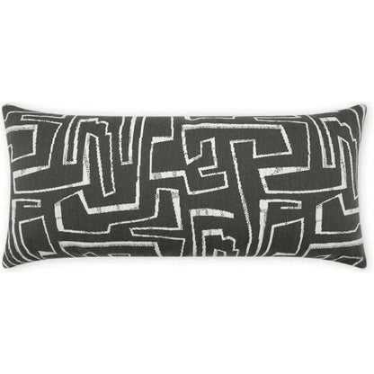 Outdoor Theon Lumbar Pillow - Onyx