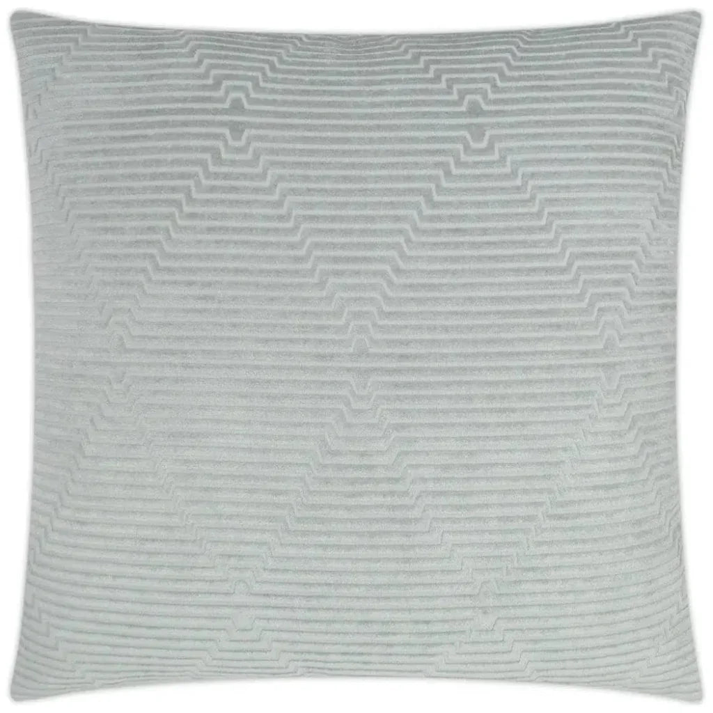 Outline Spa Grey Throw Pillow With Insert