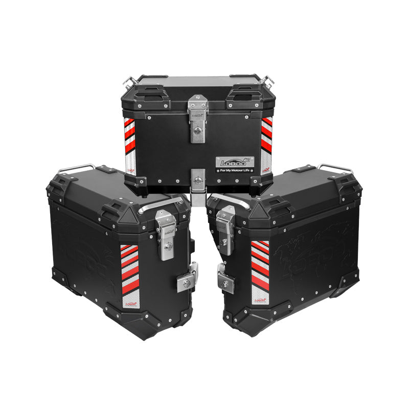 Aluminum Side Panniers, Top Case & Mounting Rack System for CFMOTO 450MT (2024-)