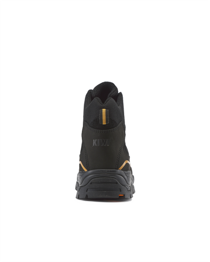 Kiwi Trail Black Suede/Nylon 5" Steel Toe Water Resistant Work Boots [P69001]