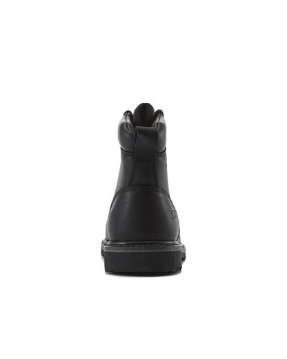 Kiwi Premium Black Action Leather 6" Steel Toe Waterproof Cap-Toe Work Boots [P69004]