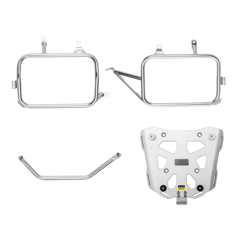 Aluminum Side Panniers, Top Case & Mounting Rack System for CFMOTO 450MT (2024-)