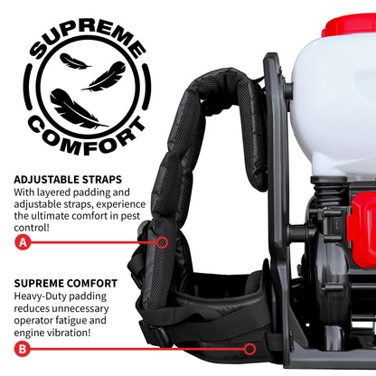 4 Gal Battery Powered Backpack Mosquito Fogger Sprayer 36V for Pest Control Ticks, Fleas, Flies, and Mosquitoes