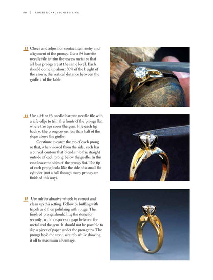 Professional Stonesetting, A Contemporary Guide to Traditional Setting Techniques - Alan Revere