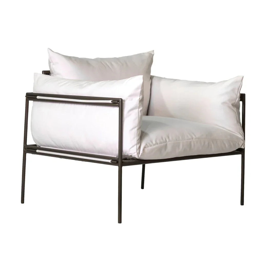 Patinero Aluminum Charcoal Satin Patio Lounge Chair