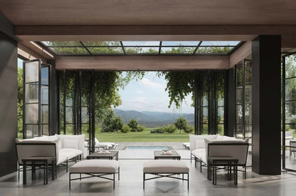 Patinero Charcoal Finish Patio Dining Table