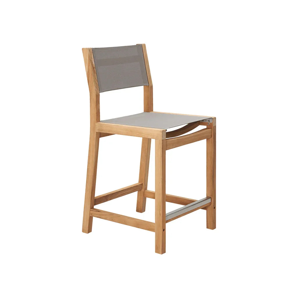 Pearl Teak Patio Counter Height Dining Set 5PC