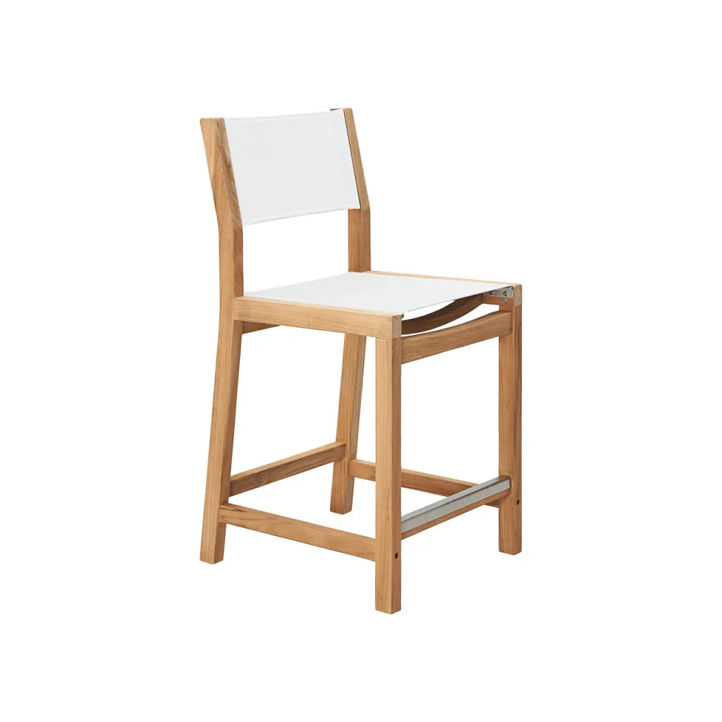 Pearl Teak Patio Counter Height Dining Set 5PC