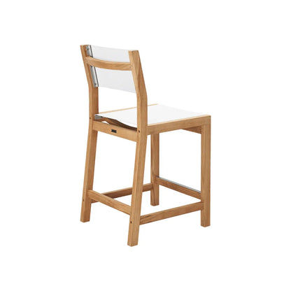 Pearl Teak Patio Counter Height Dining Set 5PC