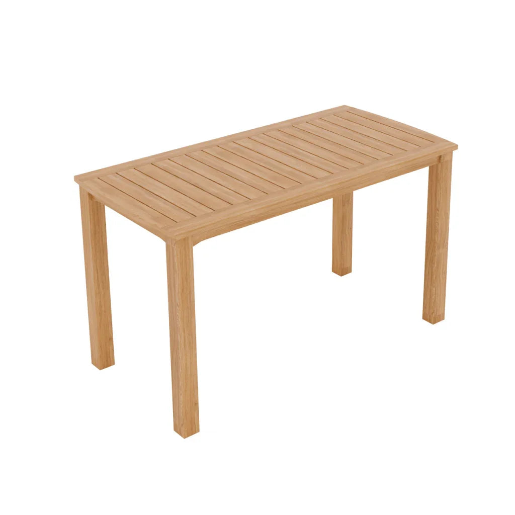 Pearl Teak Patio Counter Height Dining Set 5PC