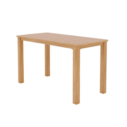 Pearl Teak Patio Counter Height Dining Set 5PC
