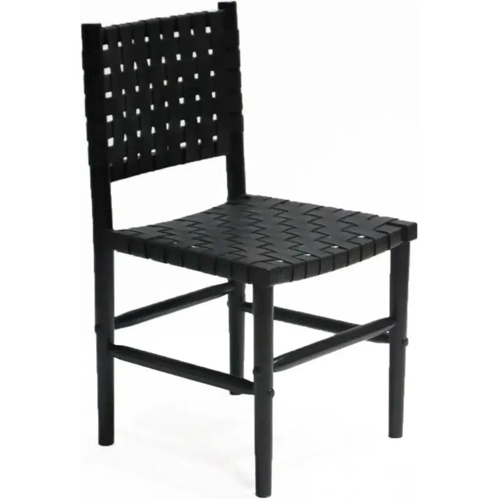 Perry Leather Armless Dining Chair