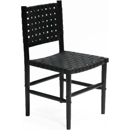 Perry Leather Armless Dining Chair