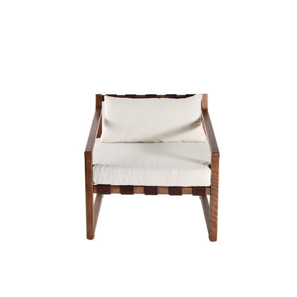 Peyton Vegetable Tanned Leather Accent Chair