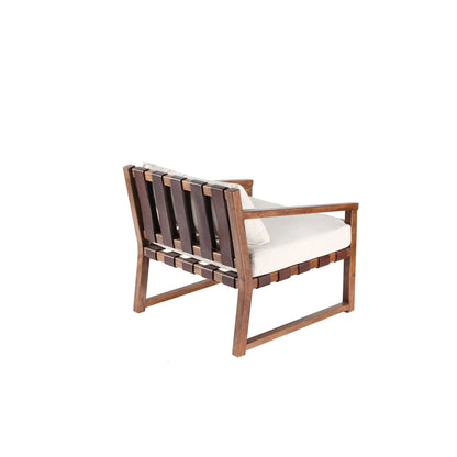 Peyton Vegetable Tanned Leather Accent Chair