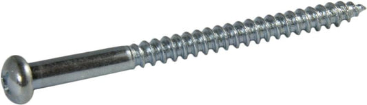 6 x 1 Phillips Round Head Wood Screw Zinc Plated