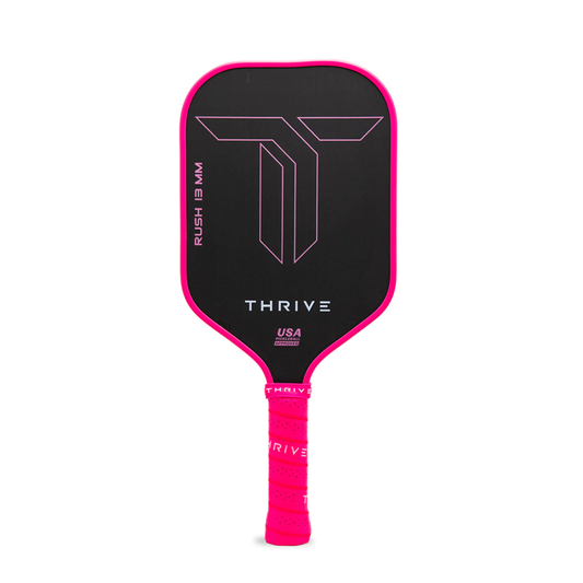 RUSH 13  SINGLES (PINK)  Includes custom weight card, paddle cover, paddle eraser, and lead weights.