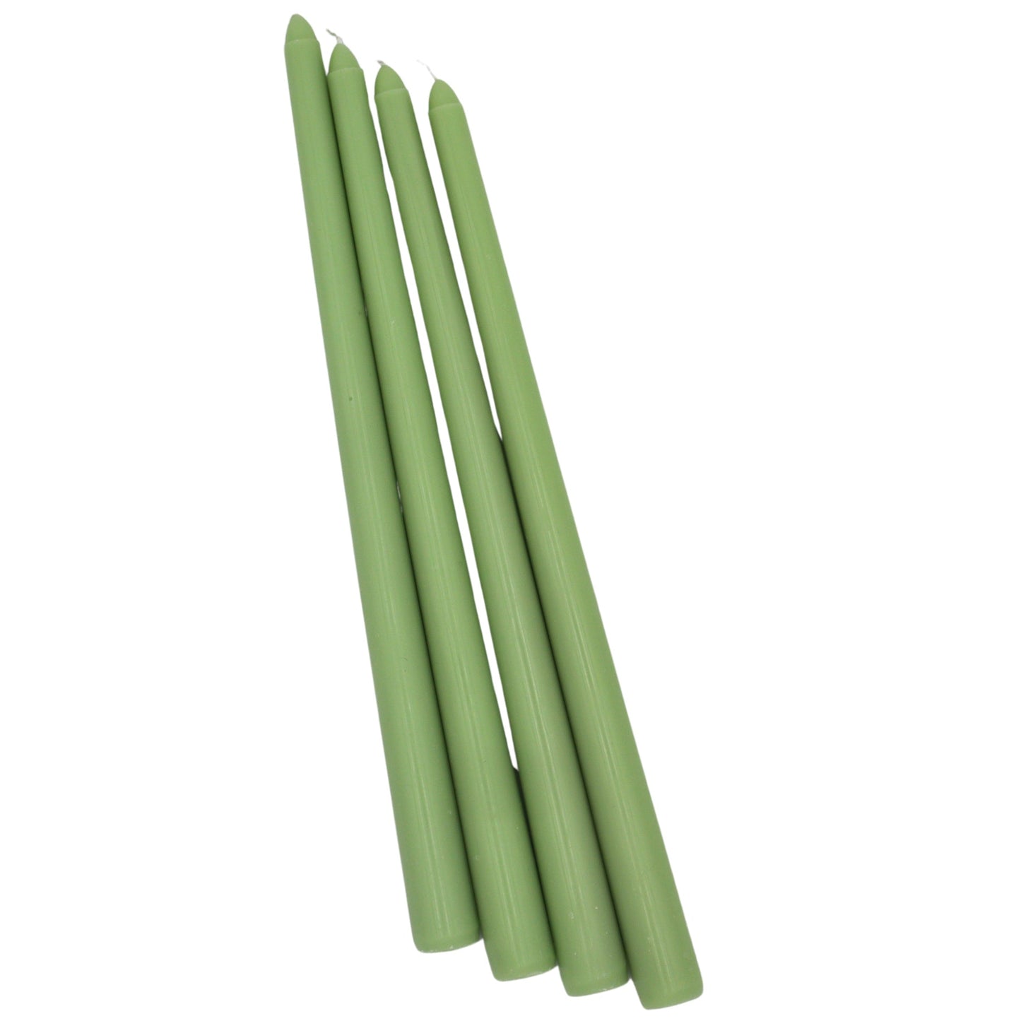 Extra Tall Pistachio Cream Taper Candle, 1 Case of 48 Packs (4 Candles per Pack)