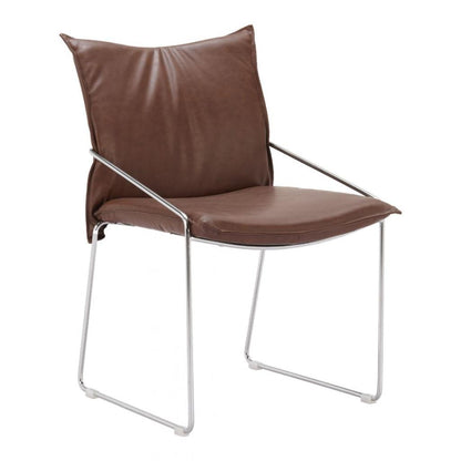 Pola Faux Leather Dining Chair 2PC