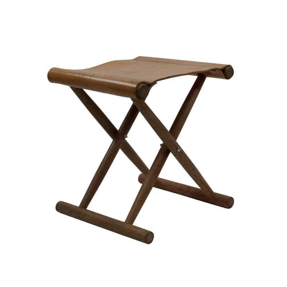 Polo X Shape Leather Stool