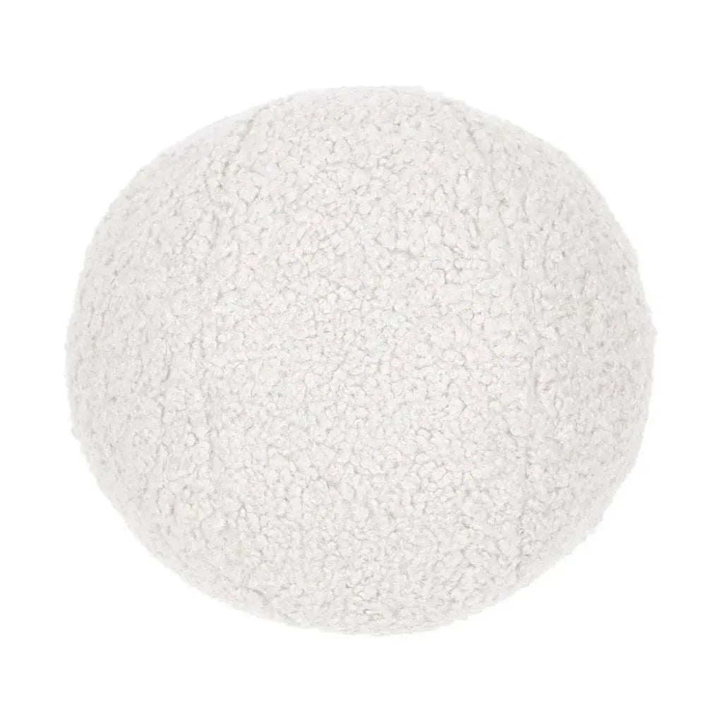 Poodle Ball Cloud White Throw Pillow Insert