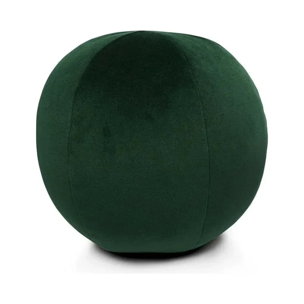Posh Ball 10" Forest Green Throw Pillow With Insert