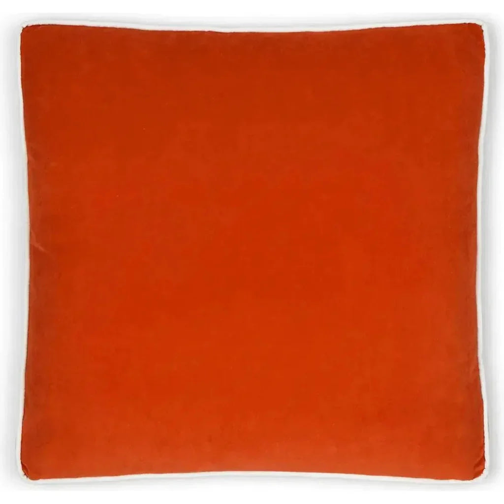 Posh Box Orange Solid Orange Large Throw Pillow Insert