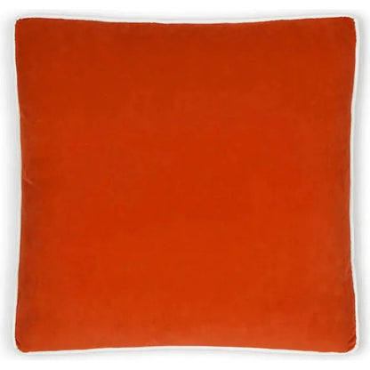 Posh Box Orange Solid Orange Large Throw Pillow Insert