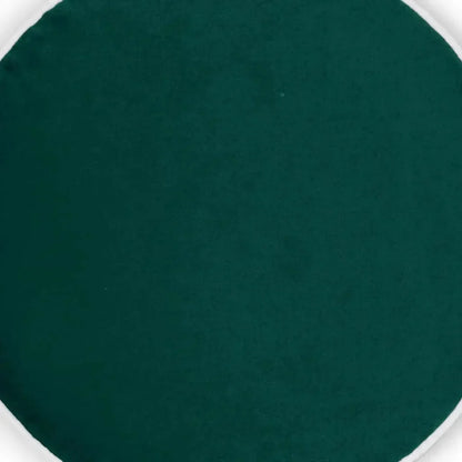 Posh Circle Teal Throw Pillow With Insert
