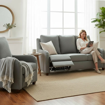 Prestinia Luxury Power Motion Leather Sofa