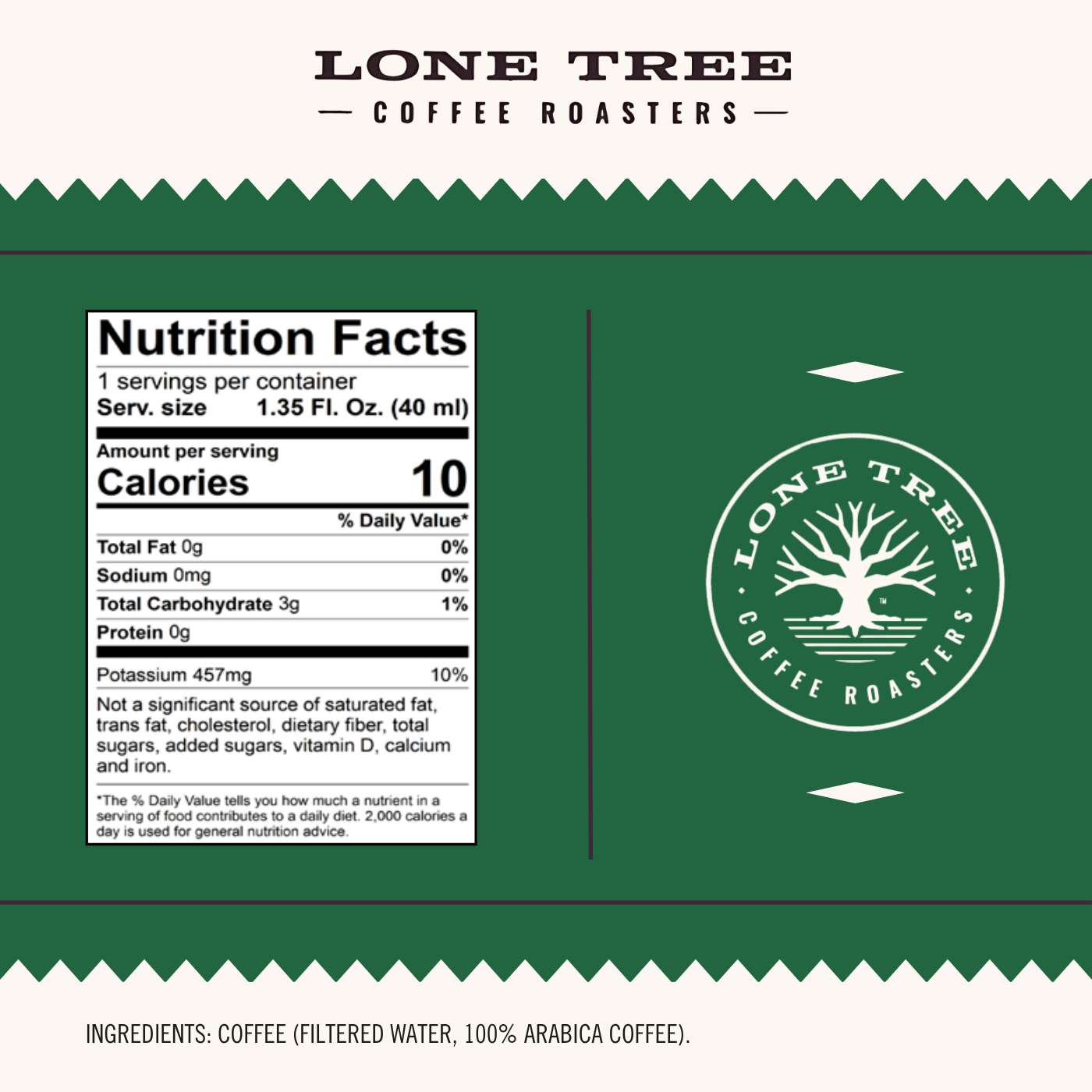 Lone Tree Coffee Roasters - Medium Roast - Decaf