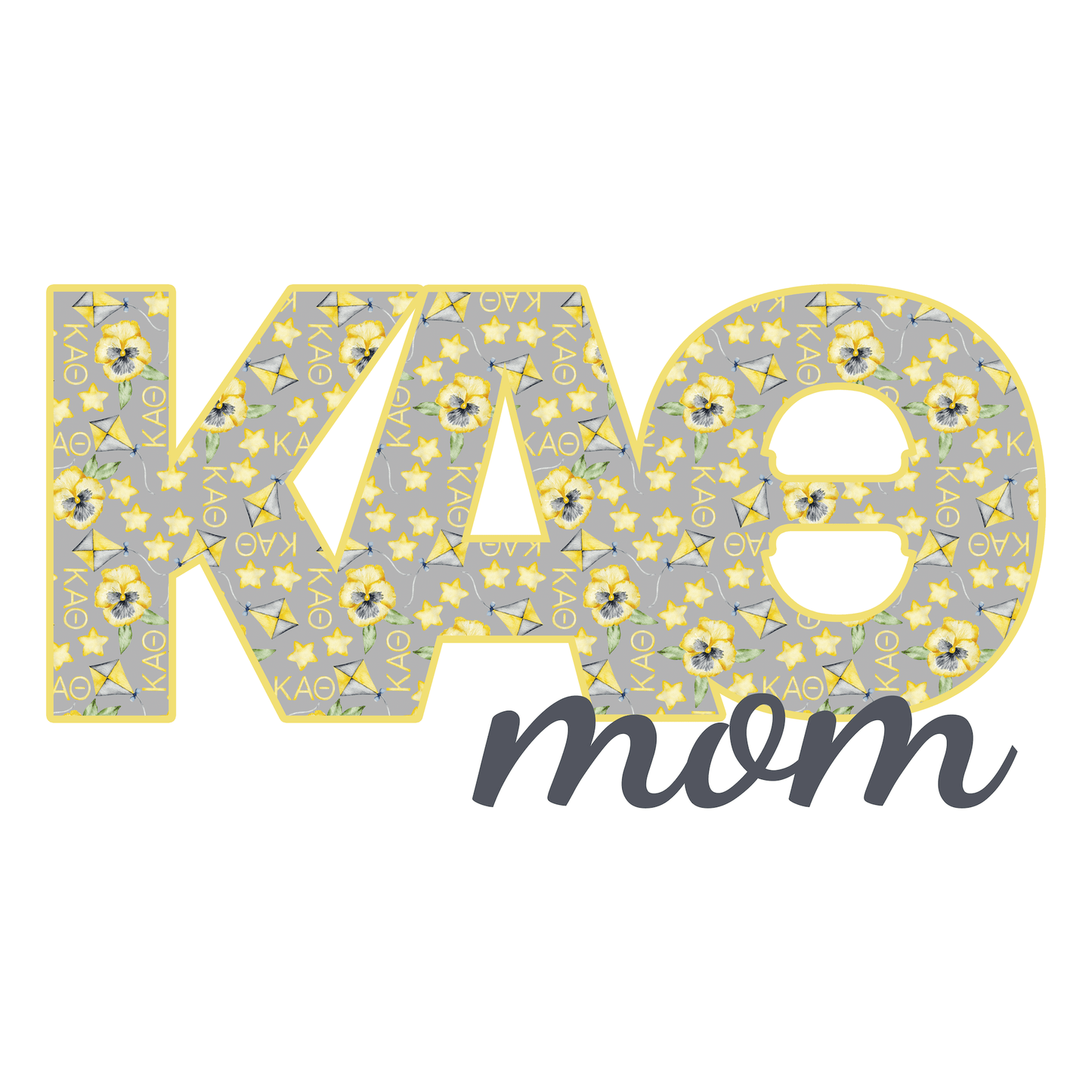 Kappa Alpha Theta Mom Garden Stake