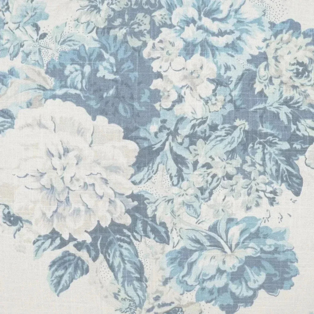 Prudence Floral Blue Large Throw Pillow Insert