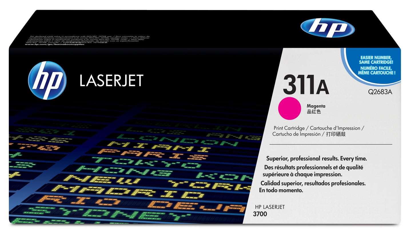 New, Pre-Owned - HP 311A Magenta Toner Cartridge, Q2683A