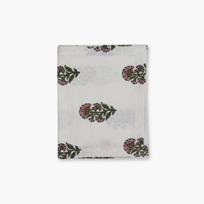 Begum Linen Hand-Printed Runner - Pink