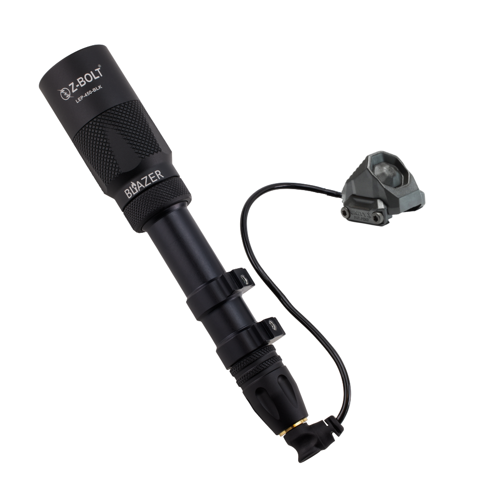 Remote Cable Port Tailcap for Z-BOLT®, Surefire, Modlite, & Arisaka "Scout" Compatible Lights & Light Bodies