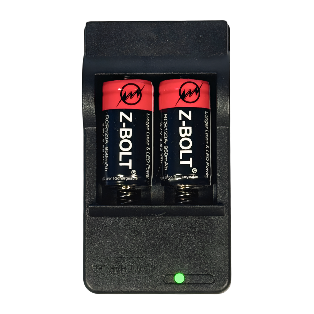 RCR123A Rechargeable Batteries & Charger