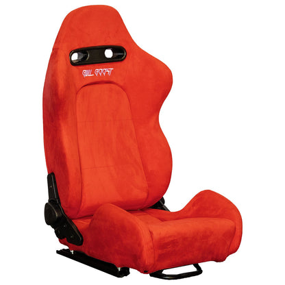 Bull Boost Adjustable Racing Lowered Ultra Max Bucket Seat w/ Seat Rails