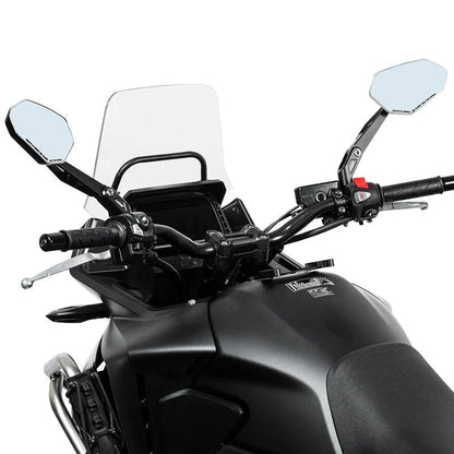 CNC Aluminum Rearview Mirror – Anti-Glare, Wide-Angle Spherical Lens, 1200R Curve