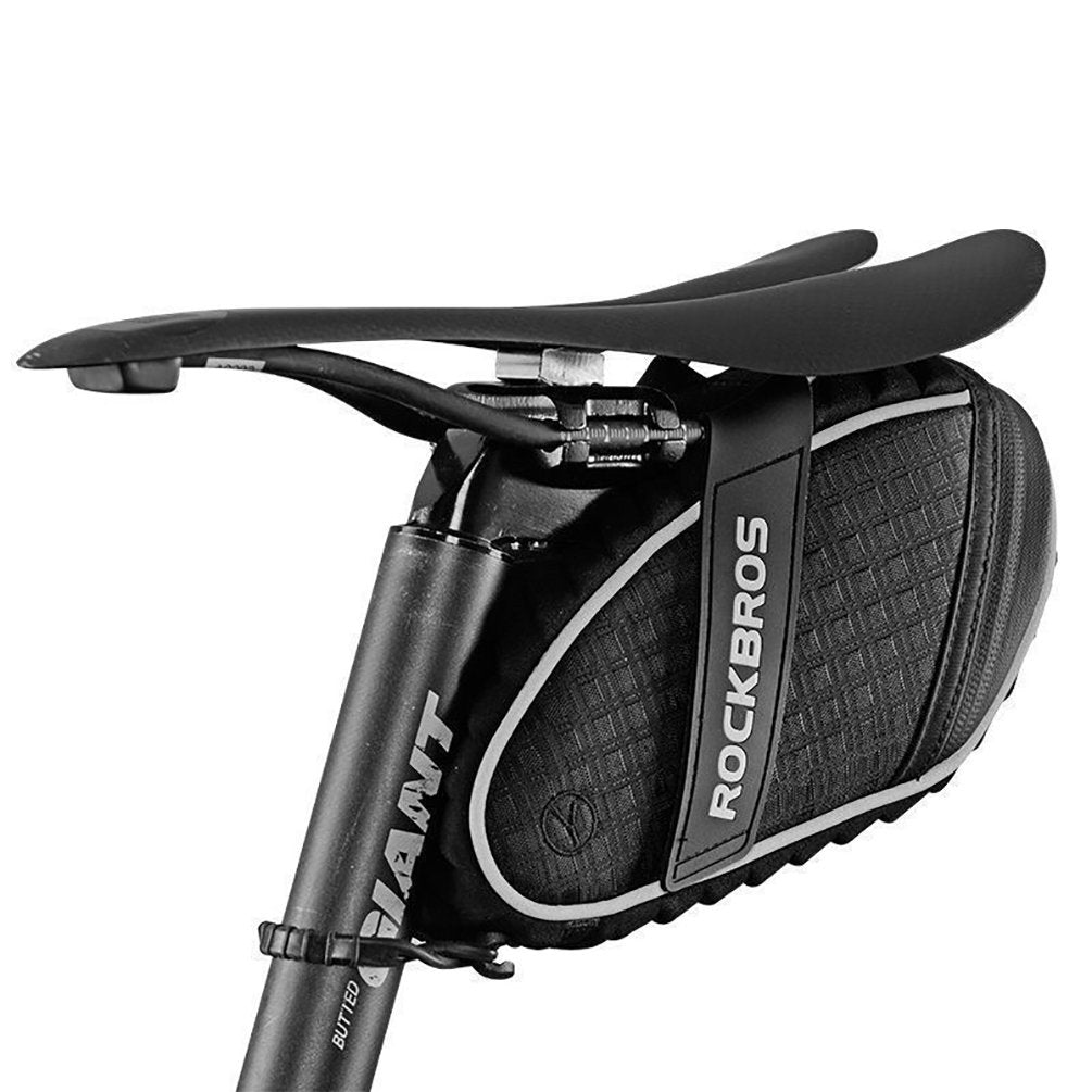 3D Shell Bike Saddle Bag Under Seat Storage Pack